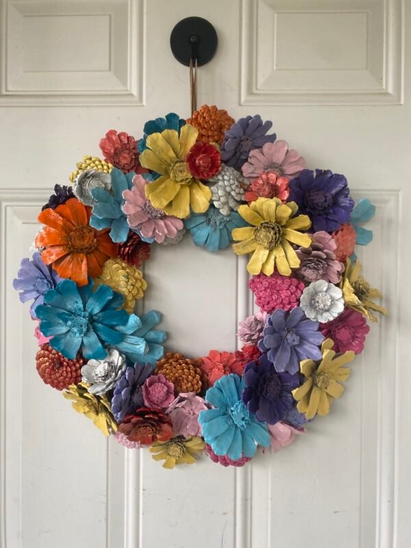 Color Explosion Wreath